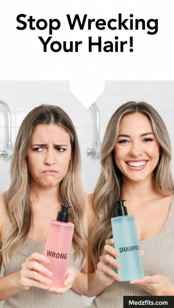 Medzfits guide to choose the right shampoo for healthy shiny hair 2026