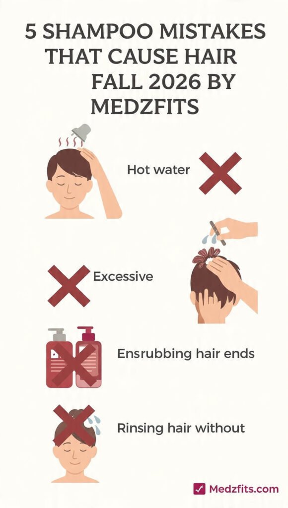 5 common shampoo mistakes that cause hair fall and damage