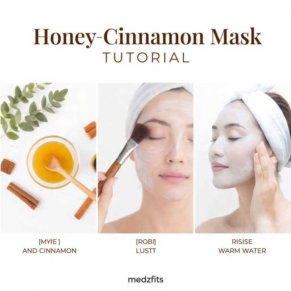 honey cinnamon mask step by step for acne