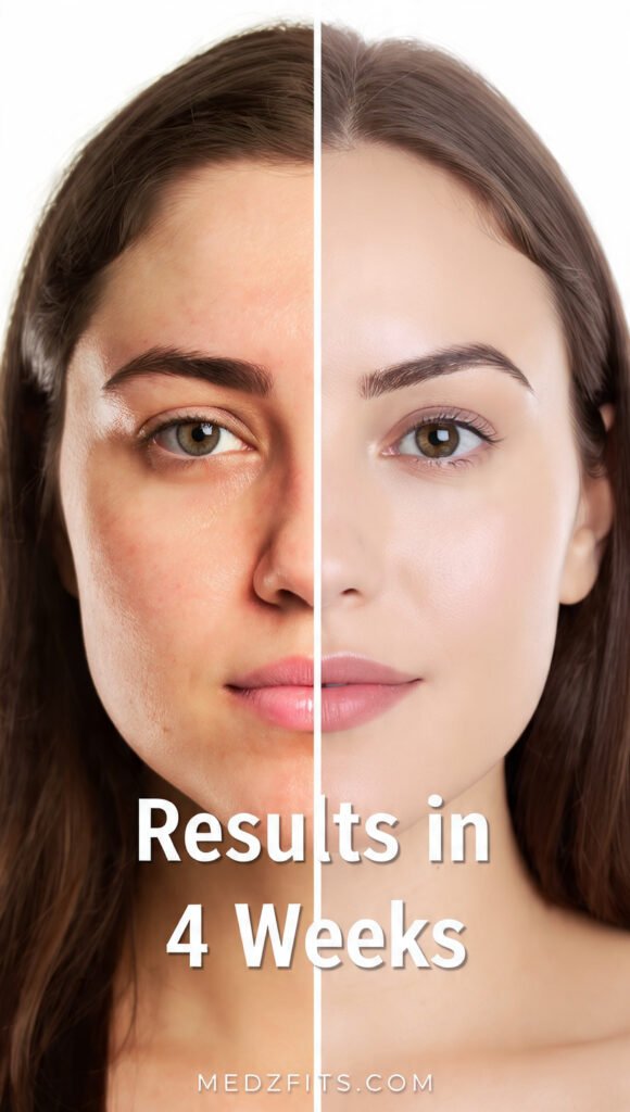 before after results oily skin face wash