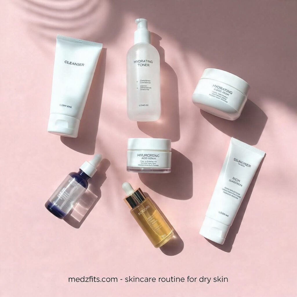 Medzfits.com - skincare routine for dry skin