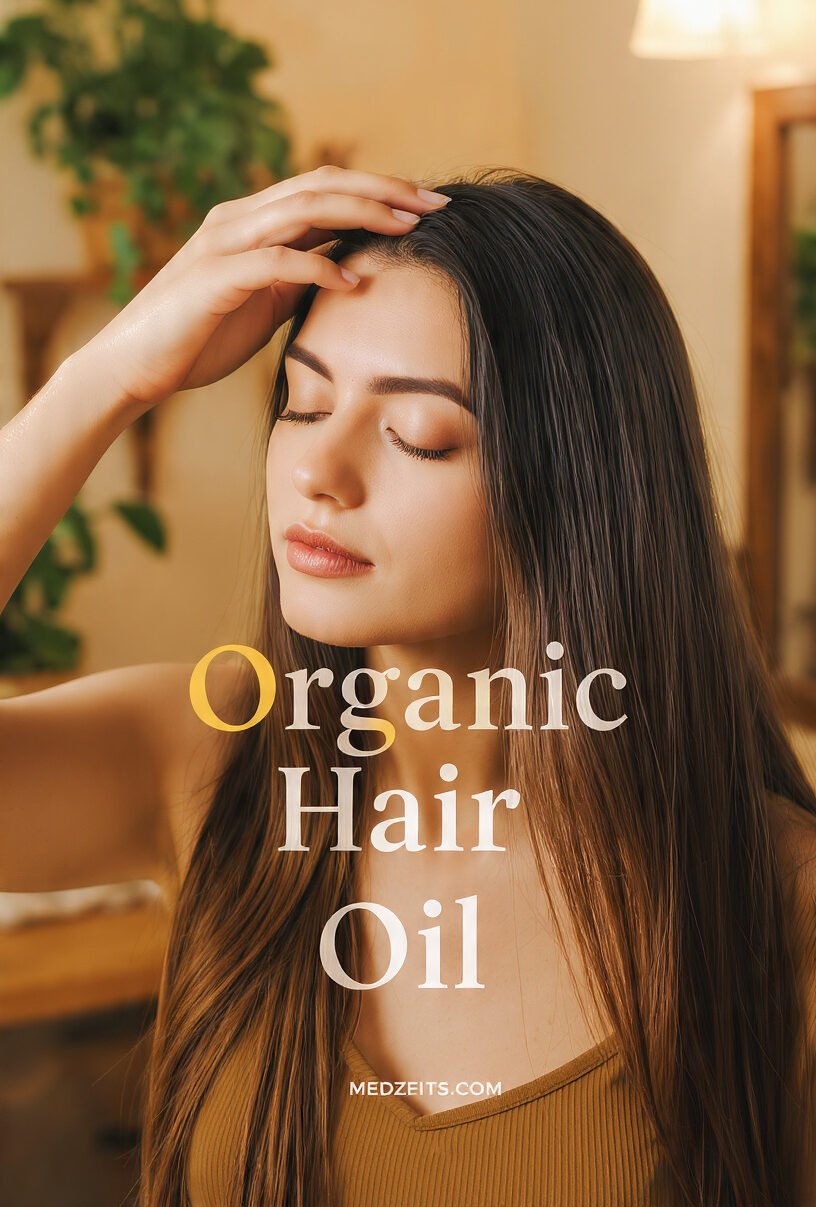how to apply organic hair oil for hair growth and scalp massage