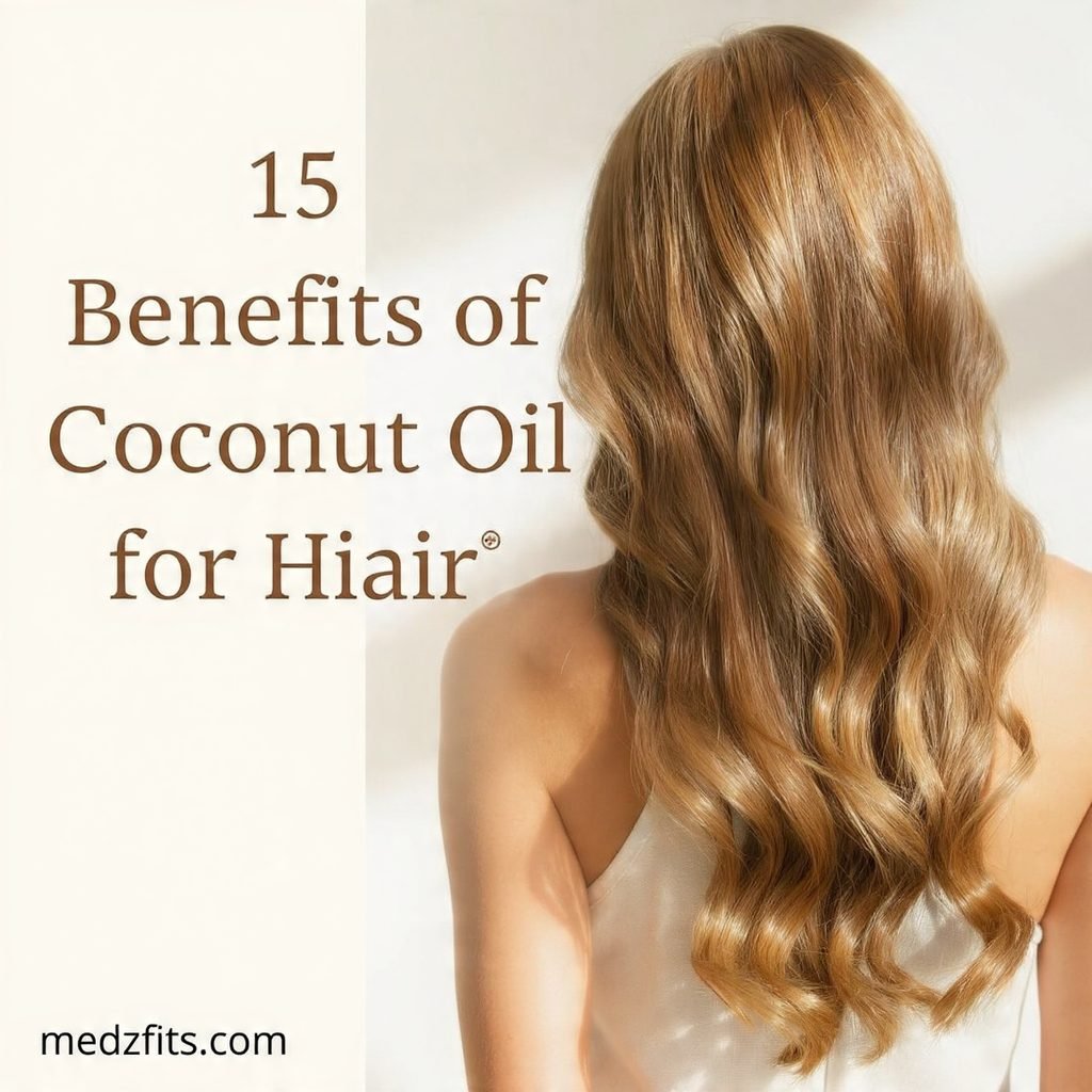coconut oil for hair benefits and uses - medzfits.com