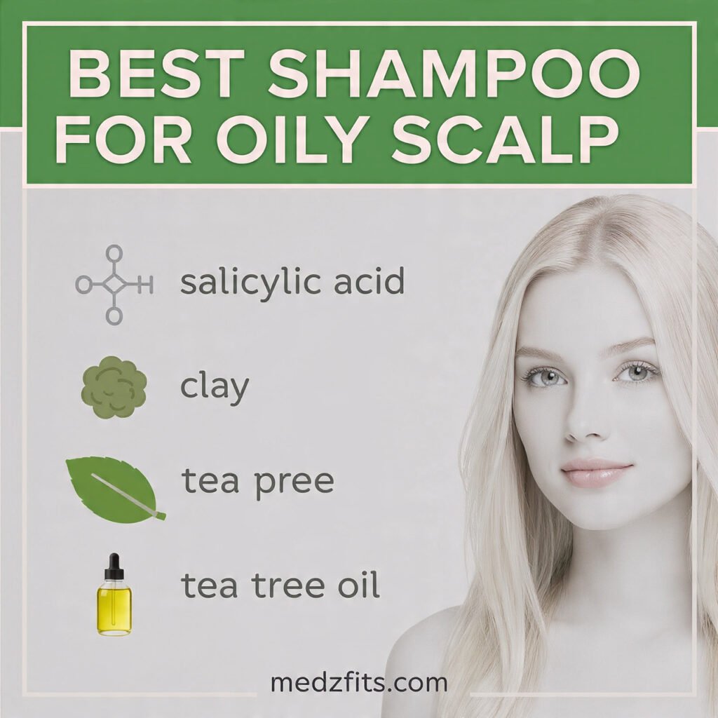 best shampoo for oily scalp ingredients salicylic acid clay tea tree medzfits
