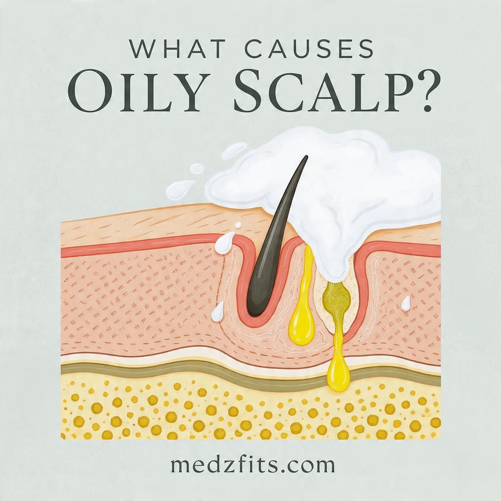 what causes oily scalp sebaceous glands best shampoo for oily scalp 2026 medzfits